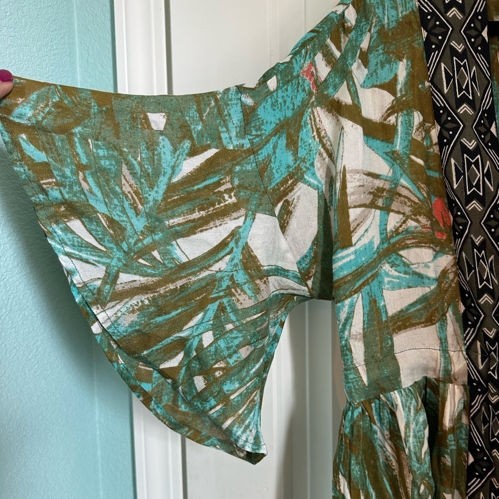 K181 Nalini Tropical Kimono NWT One Size - Picture 5 of 5